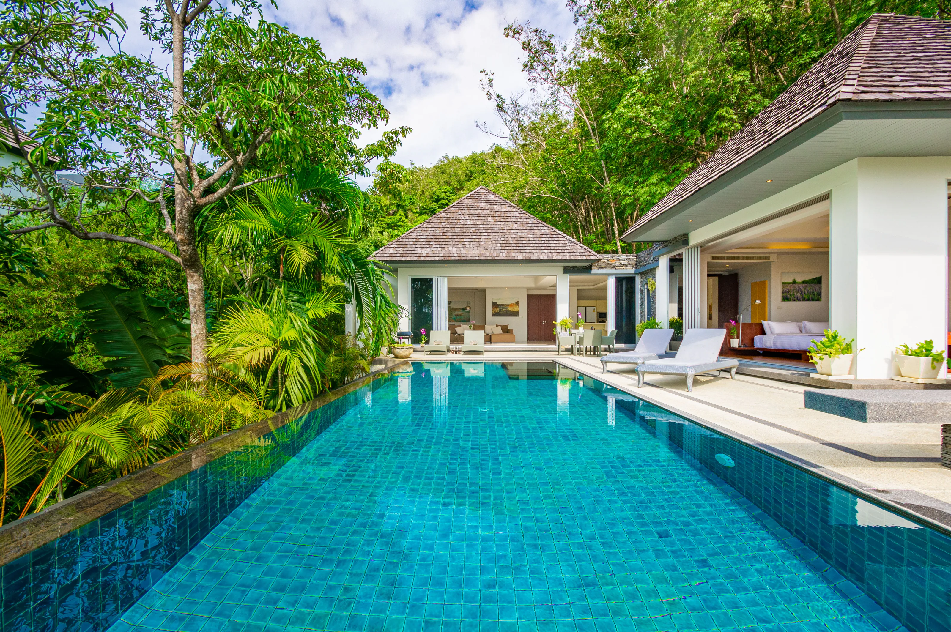 Luxury 4-Bedroom Villa, with pool view in The Residences Overlooking project, on Layan