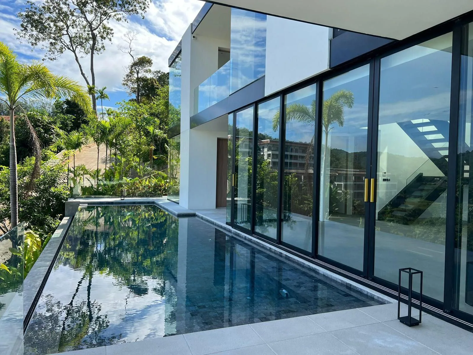 Luxury 3-Bedroom Villa, with pool view in ISOLA Phuket project, on Choeng Thale