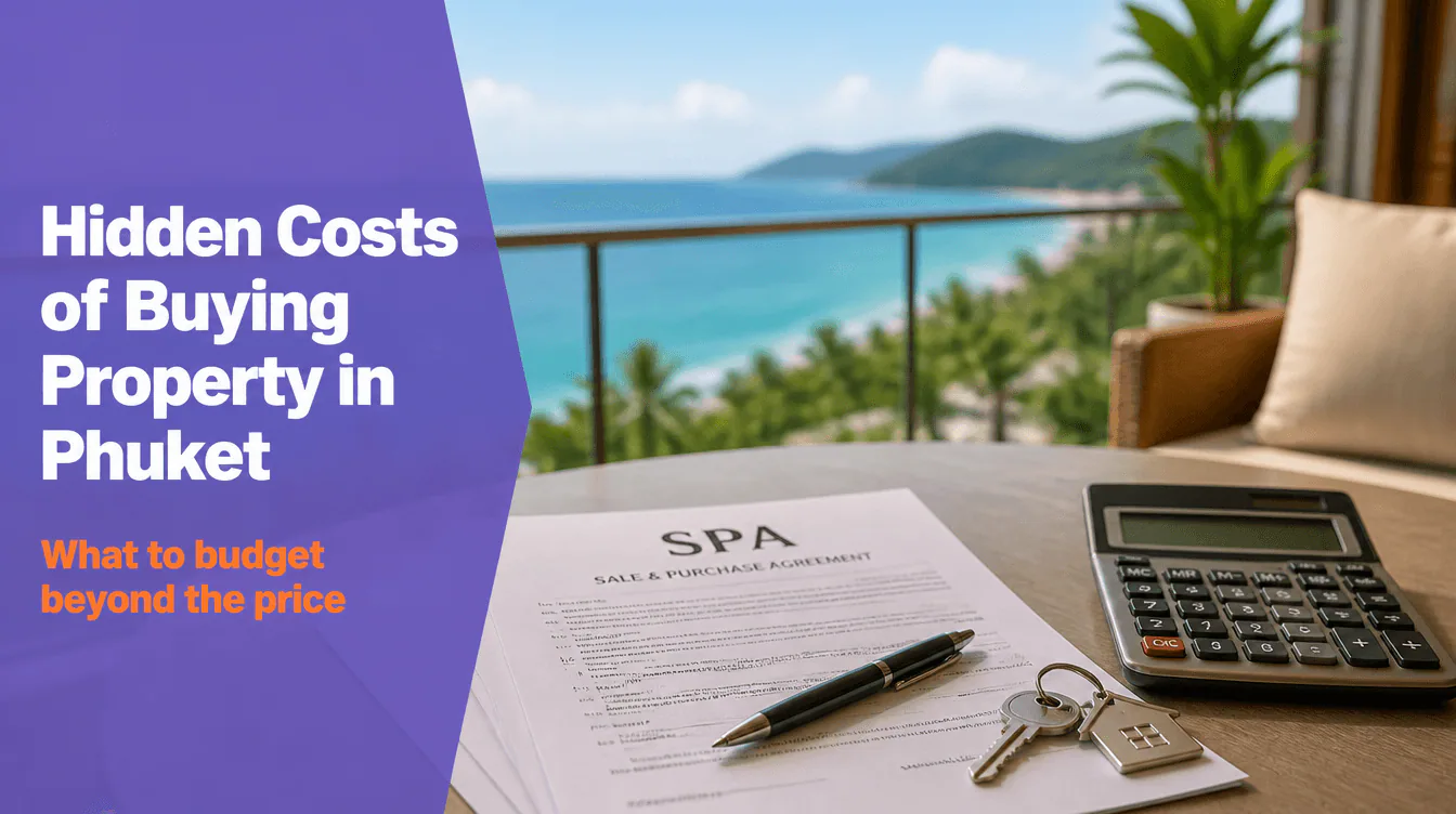 Hidden Costs of Buying Property in Phuket: Full Breakdown