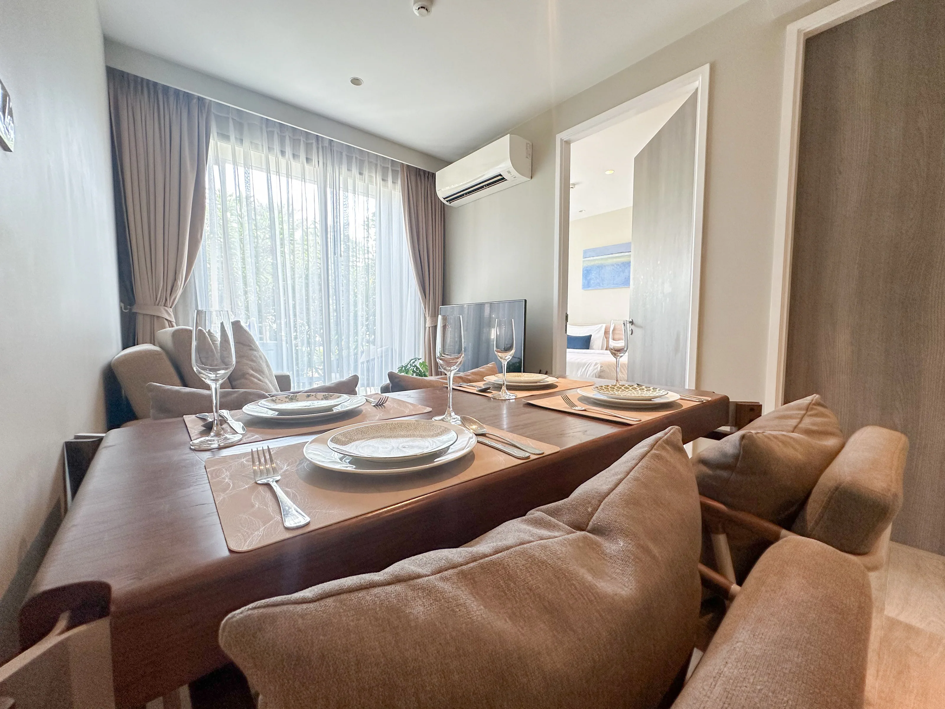 Stylish 2-bedroom apartments, with garden view in Diamond Condominium project, on Bangtao/Laguna beach